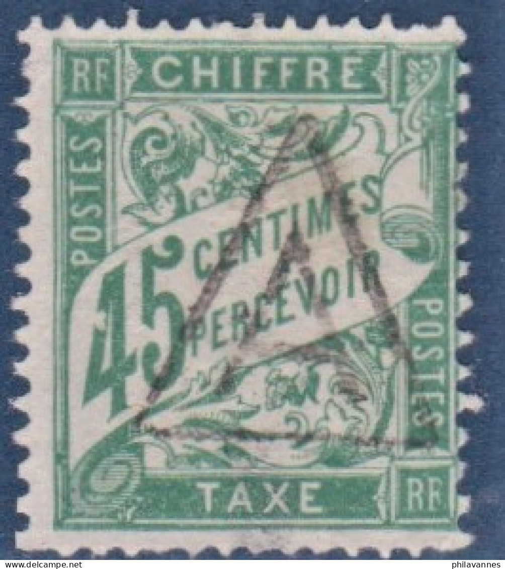 Taxe N° 36, Petite Variété, Tâche Blanche Sur Le 4 ( V2308*/7.3) - Usados