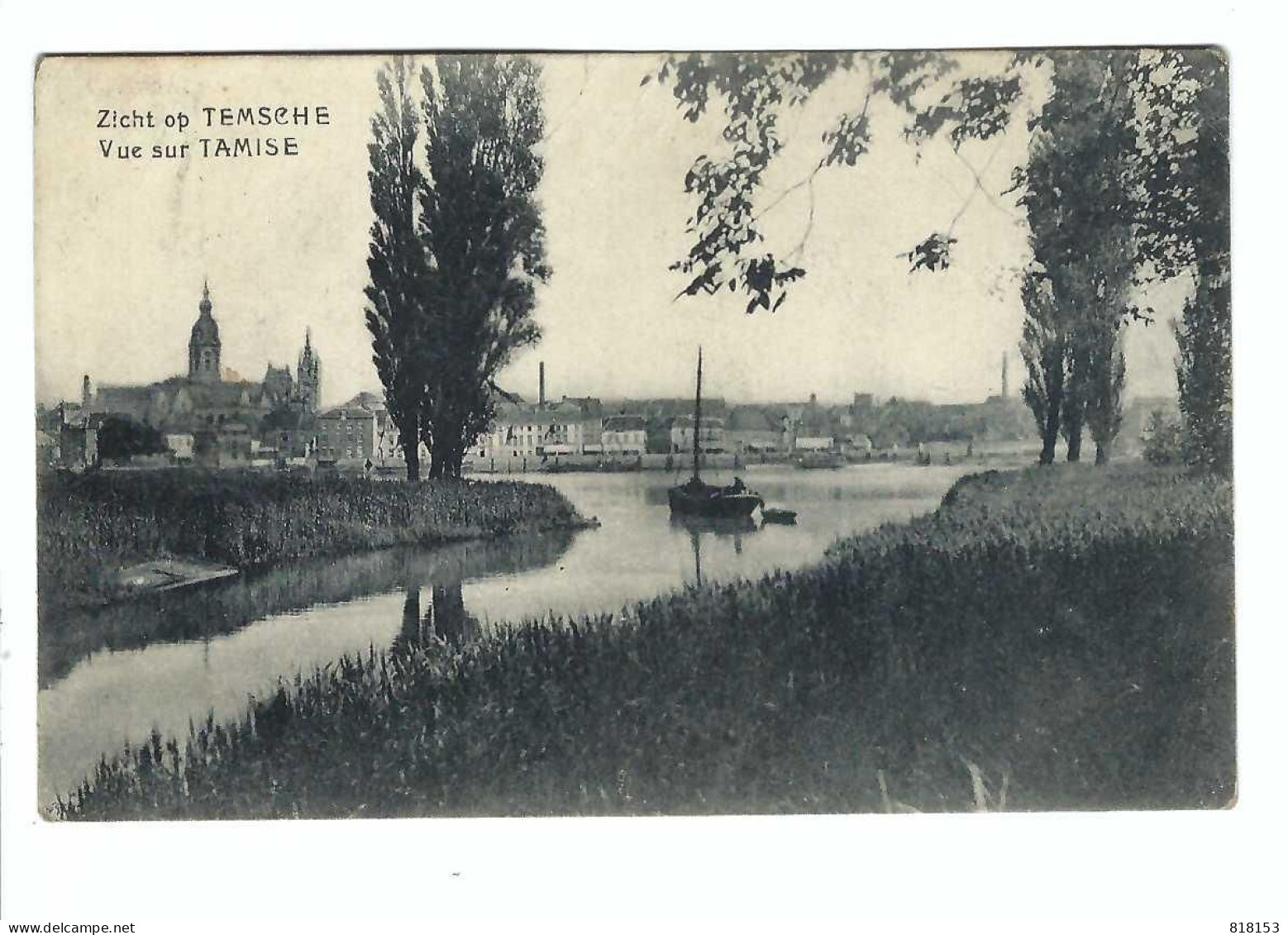 Temse  Zicht Op  TEMSCHE   Vue Sur TAMISE  1920 - Temse