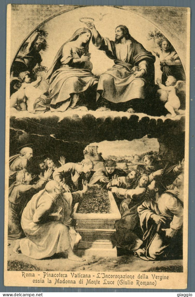 °°° Cartolina - Roma N. 2149 L'incoronazione Della Vergine Formato Piccolo Nuova °°° - Musées