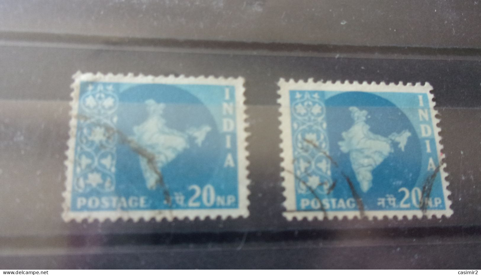 INDE  YVERT N° SERVICE 79+101 - Timbres De Service