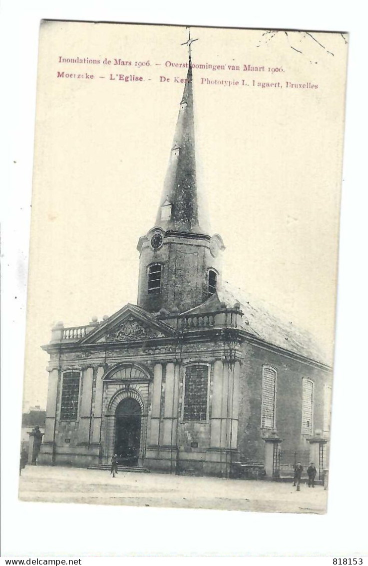 Moerzeke  L'Eglise  - De Kerk    1906 - Hamme