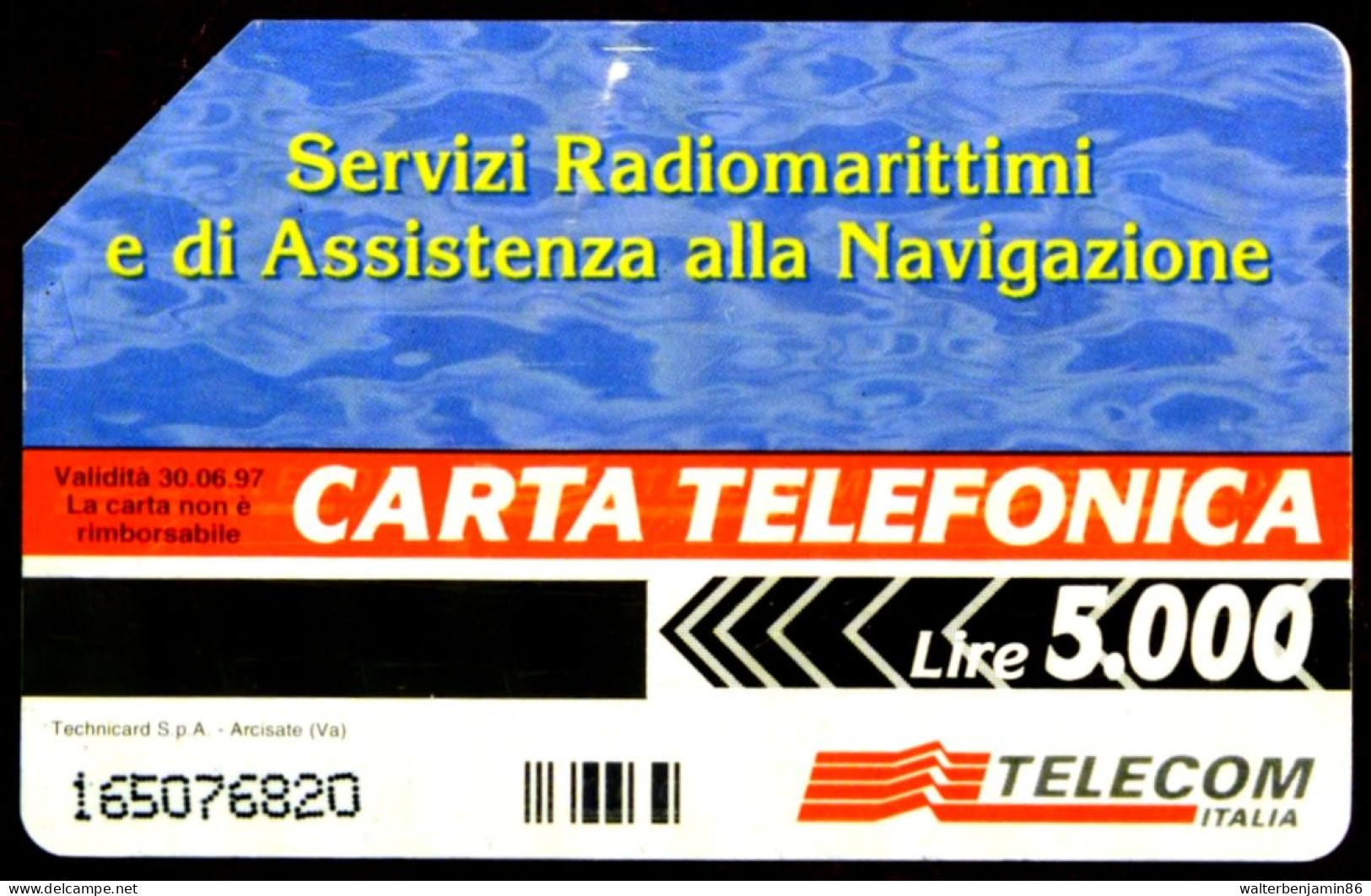 G 463 C&C 2513 SCHEDA TELEFONICA USATA 35 SALONE NAUTICO 2^A QUAL PIEGA VARIANTE FALLE NERE - Errori & Varietà