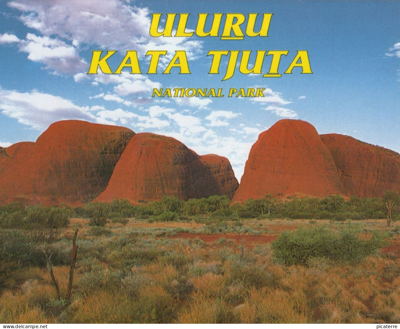 ULURU Kata Tjuta (13 Views- Fold Out Letter Card)- See All 3 Scans - Uluru & The Olgas