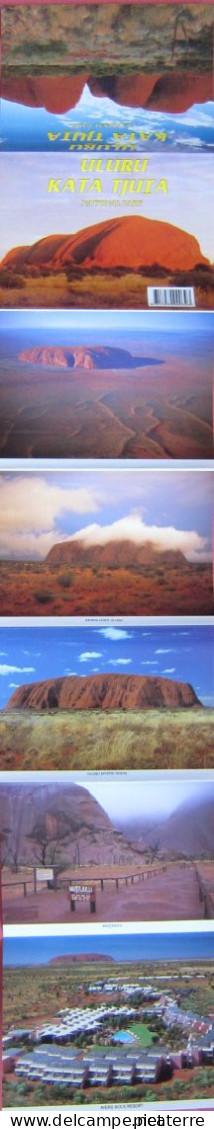 ULURU Kata Tjuta (13 Views- Fold Out Letter Card)- See All 3 Scans - Uluru & The Olgas