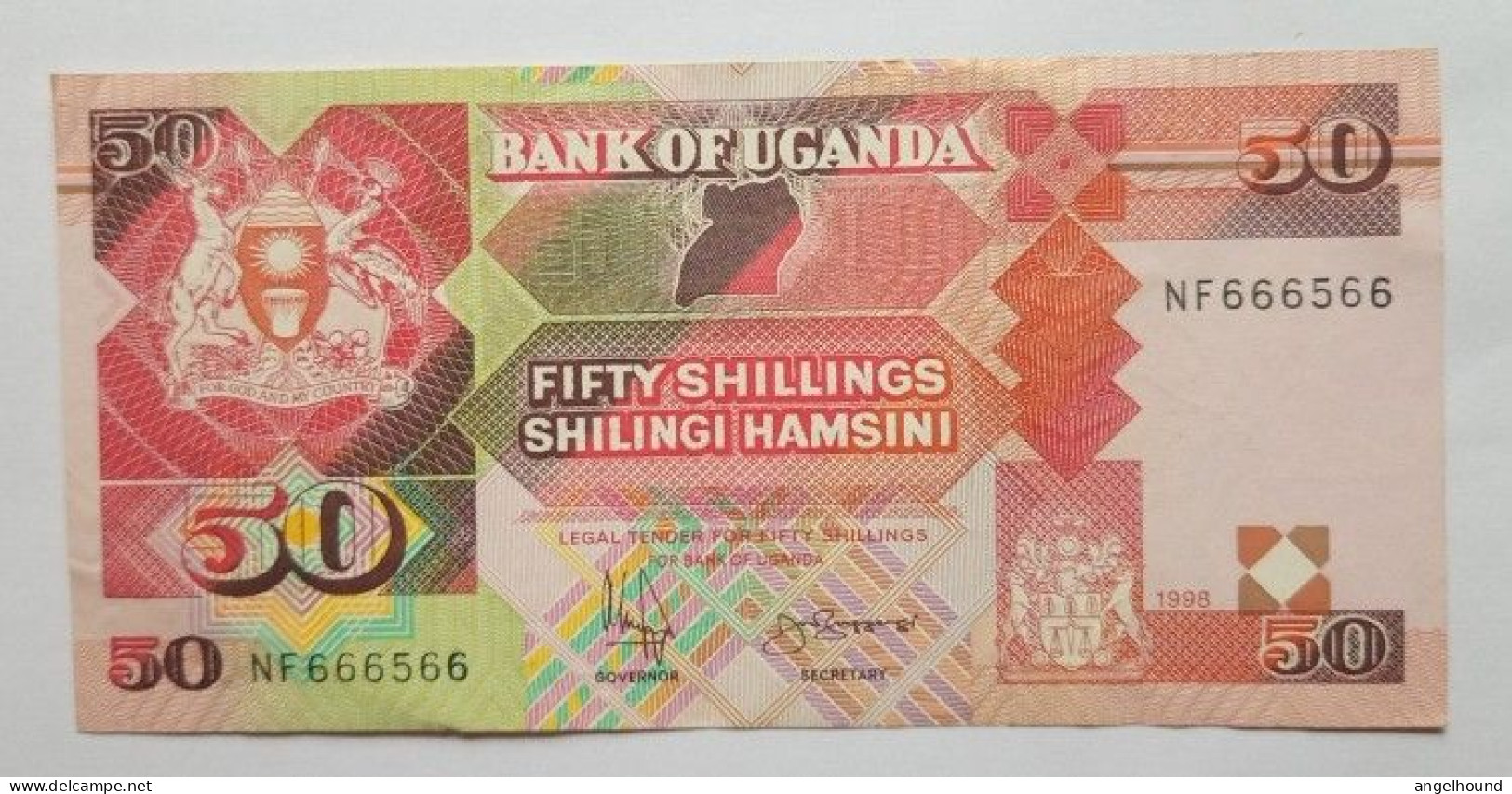 Uganda 50 Shillings 1998 - Ouganda