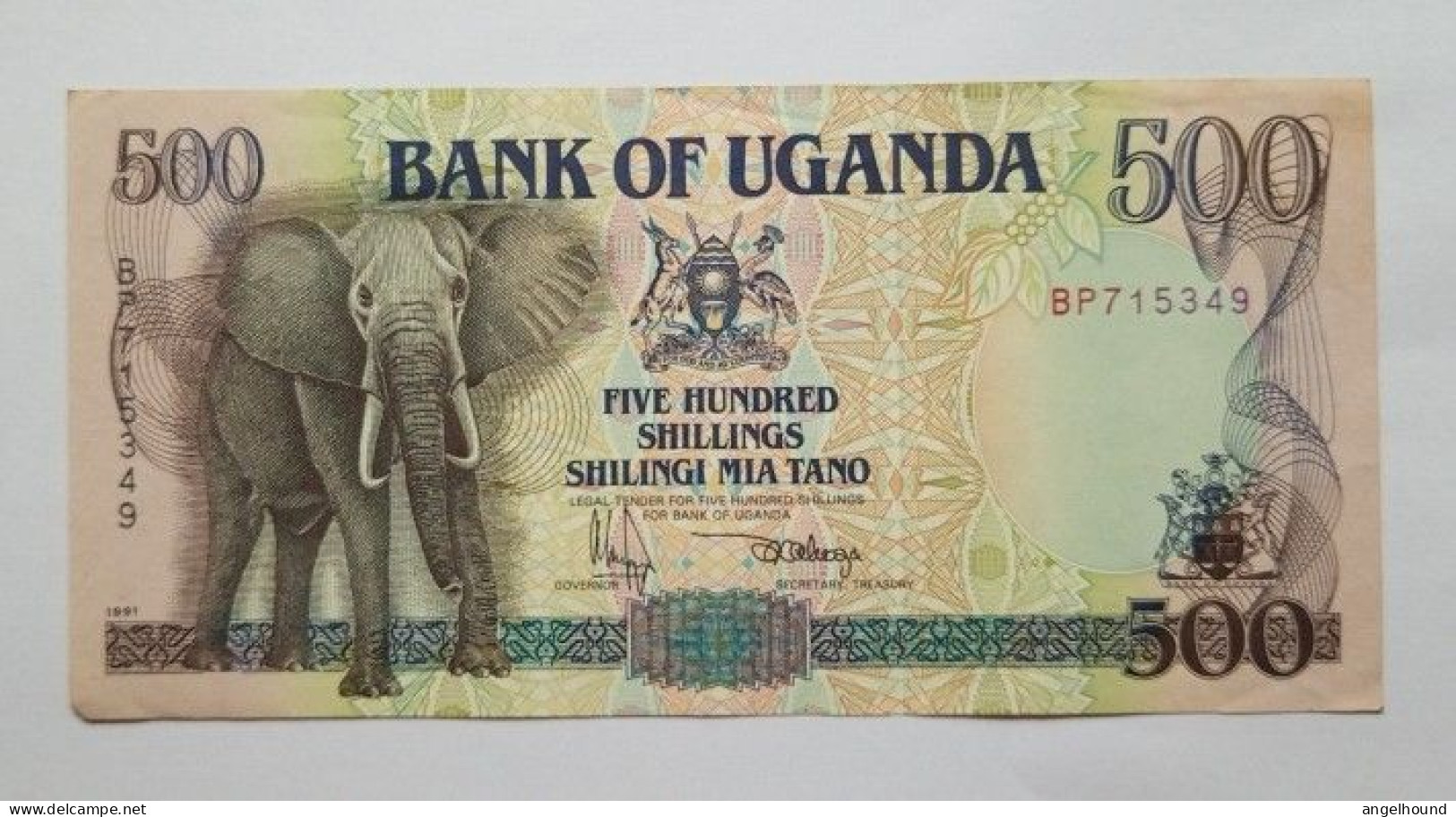 Uganda 500 Shillings 1991 - Uganda