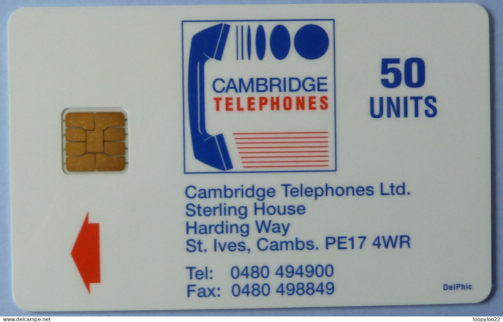 UK - Great Britain - Chip - Cambridge Telephones - 50 Units - Used - Sonstige & Ohne Zuordnung