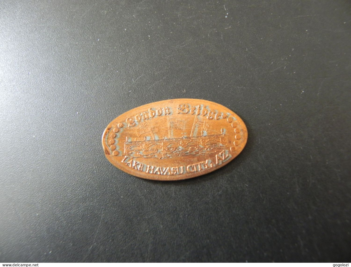 Jeton Token - Elongated Cent - USA - Lake Havasu City Arizona - London Bridge - Monete Allungate (penny Souvenirs)