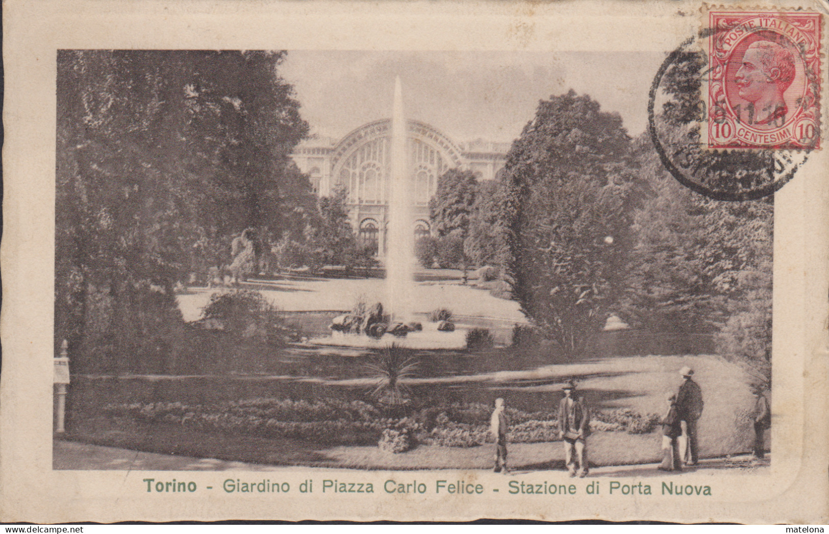 ITALIE PIEMONTE TORINO TURIN GIARDINO DI PIAZZA CARLO FELICE STAZIONE DI PORTA NUOVA - Parcs & Jardins