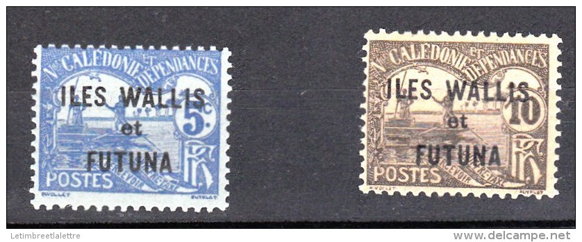 Wallis Et Futuna - Taxe - YT N° 1 Et 2 ** - Neuf Sans Charnière - Timbres-taxe