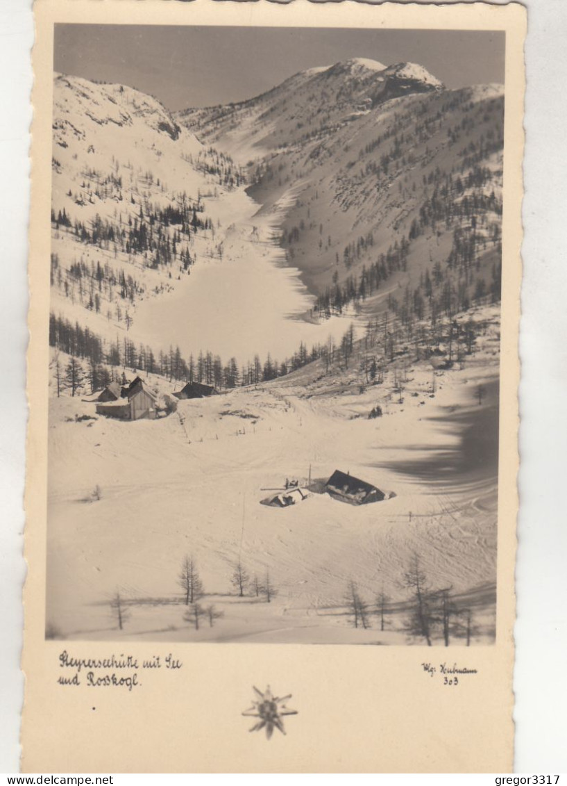 D3208) TAUPLITZ - STEYRERSEEHÜTTE Mit See Und Roßkogl - ALT ! 1937 - Tauplitz