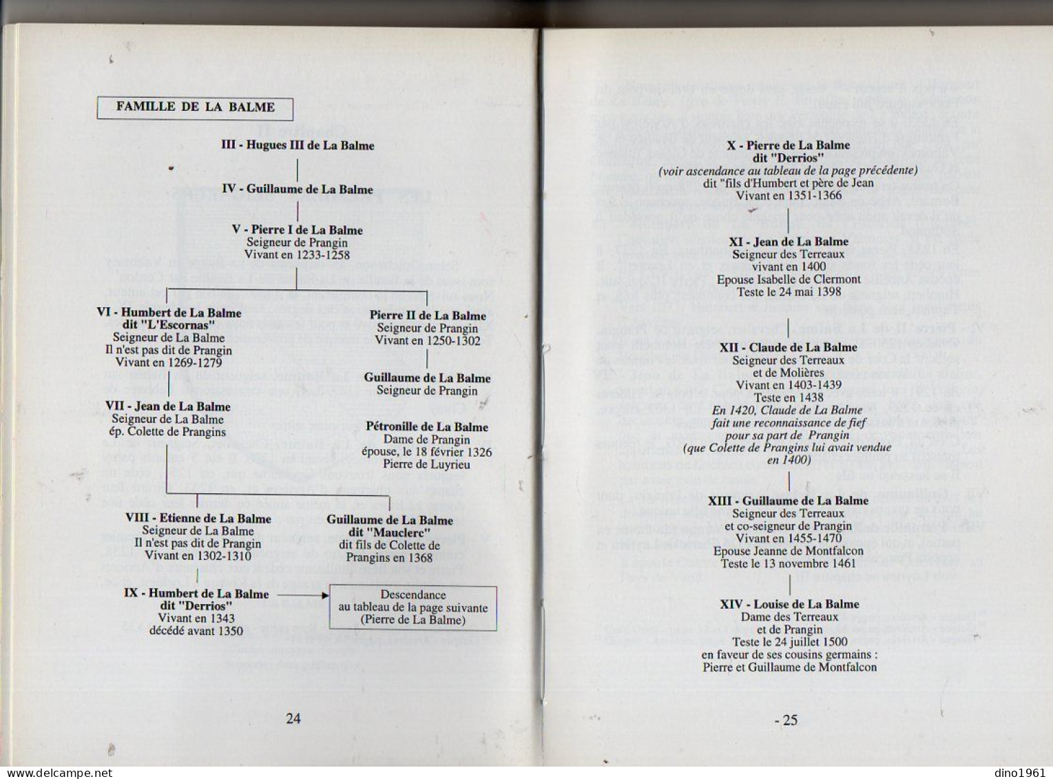 LIVRE - AIX 1994 - Marc Et Etienne De SEYSSEL - SOTHONOD ¨ La Seigneurie De Prangin ¨ à LOCHIEU EN VALROMEY ( Ain ) - Geschiedenis