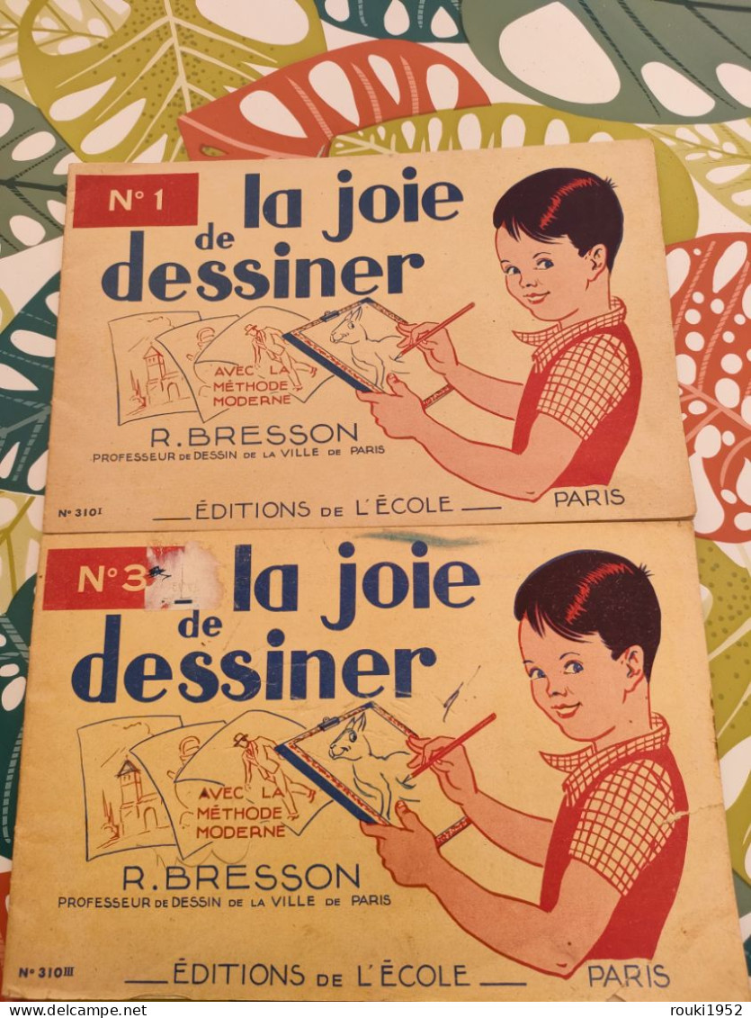 La Joie De Dessiner De Bresson. Numéros 1 Et 3. - Didactische Kaarten