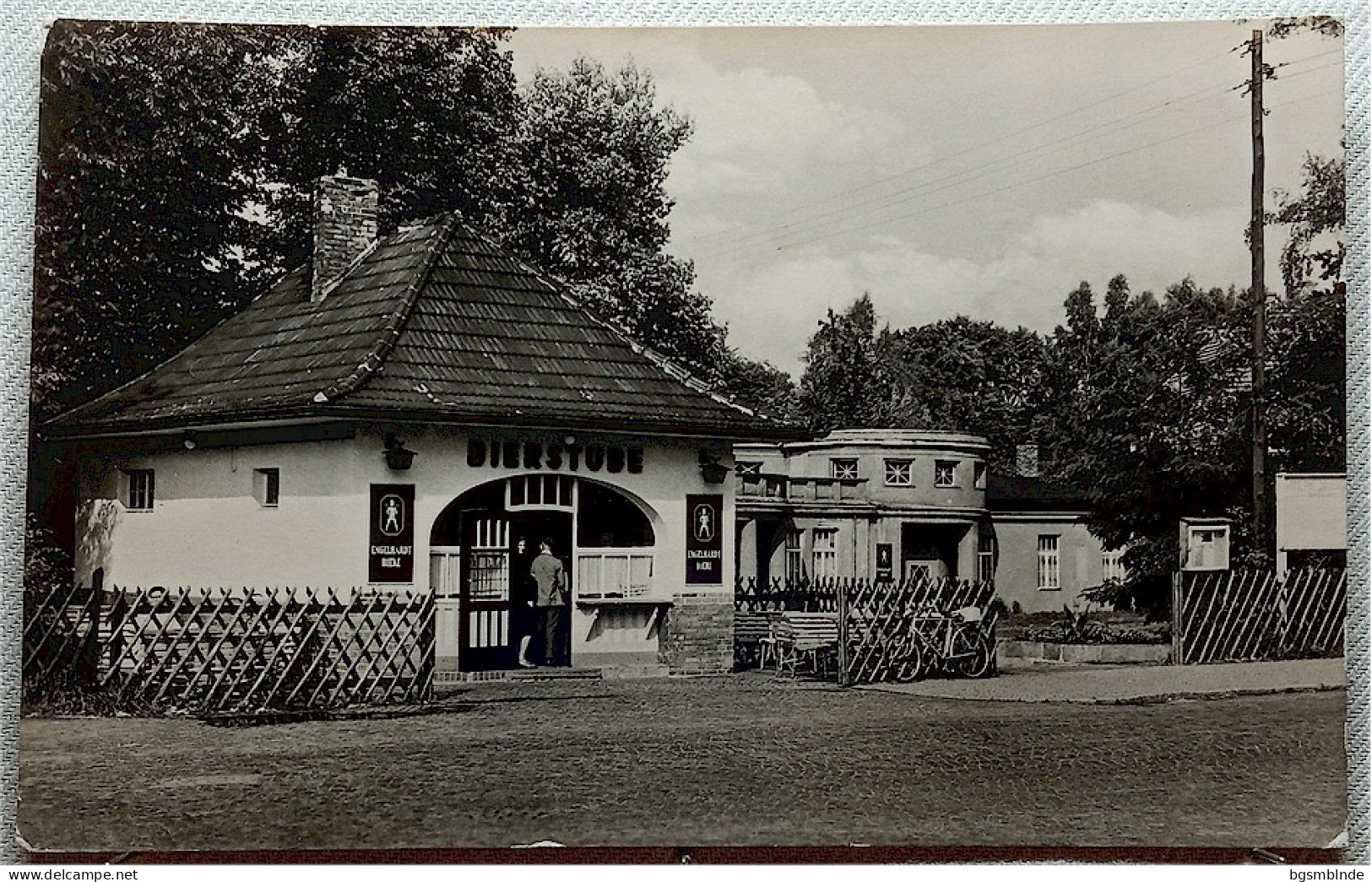 Alte Karte "FALKENSEE Finkenkrug, Bierstube 1966" - Falkensee