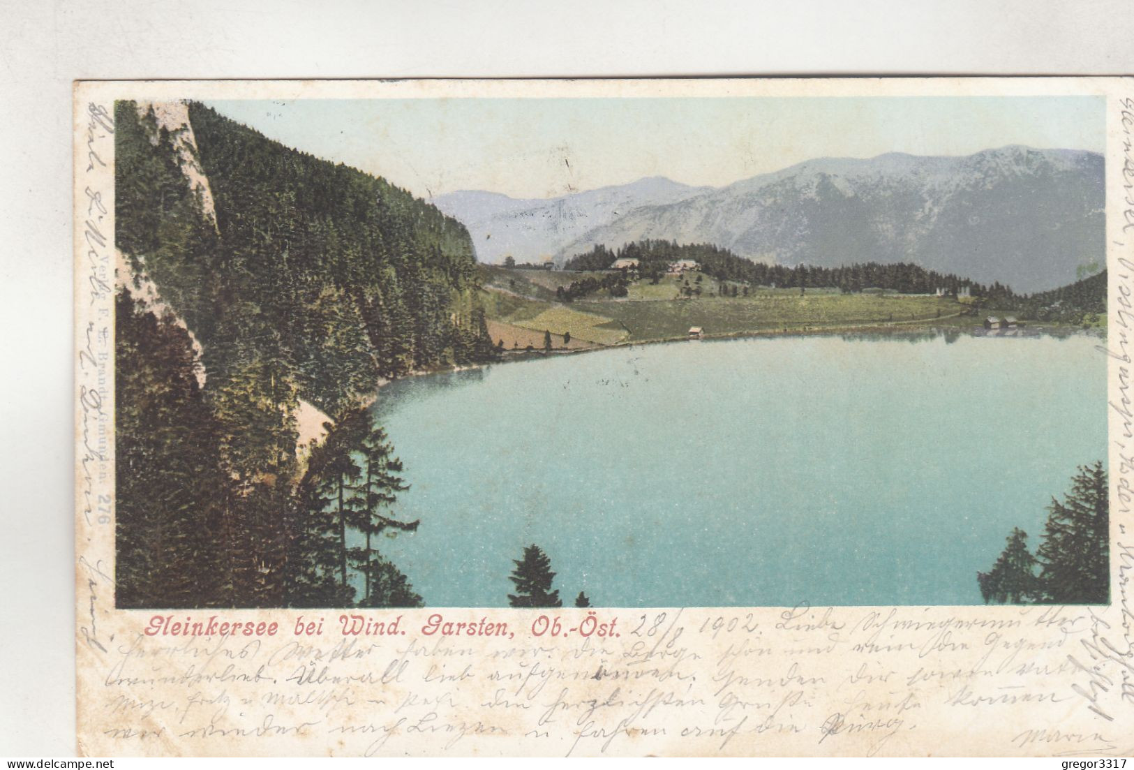 D3232) GLEINKERSEE Bei Wind. Garsten - OÖ - Windischgarsten - Chromlitho 1902 - Windischgarsten