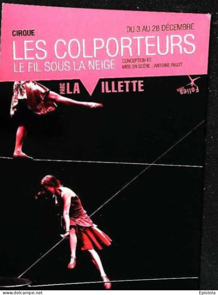 ►    Cirque Les Colporteurs Le Fil Sous La Neige   Funambule 2008 - Cirque