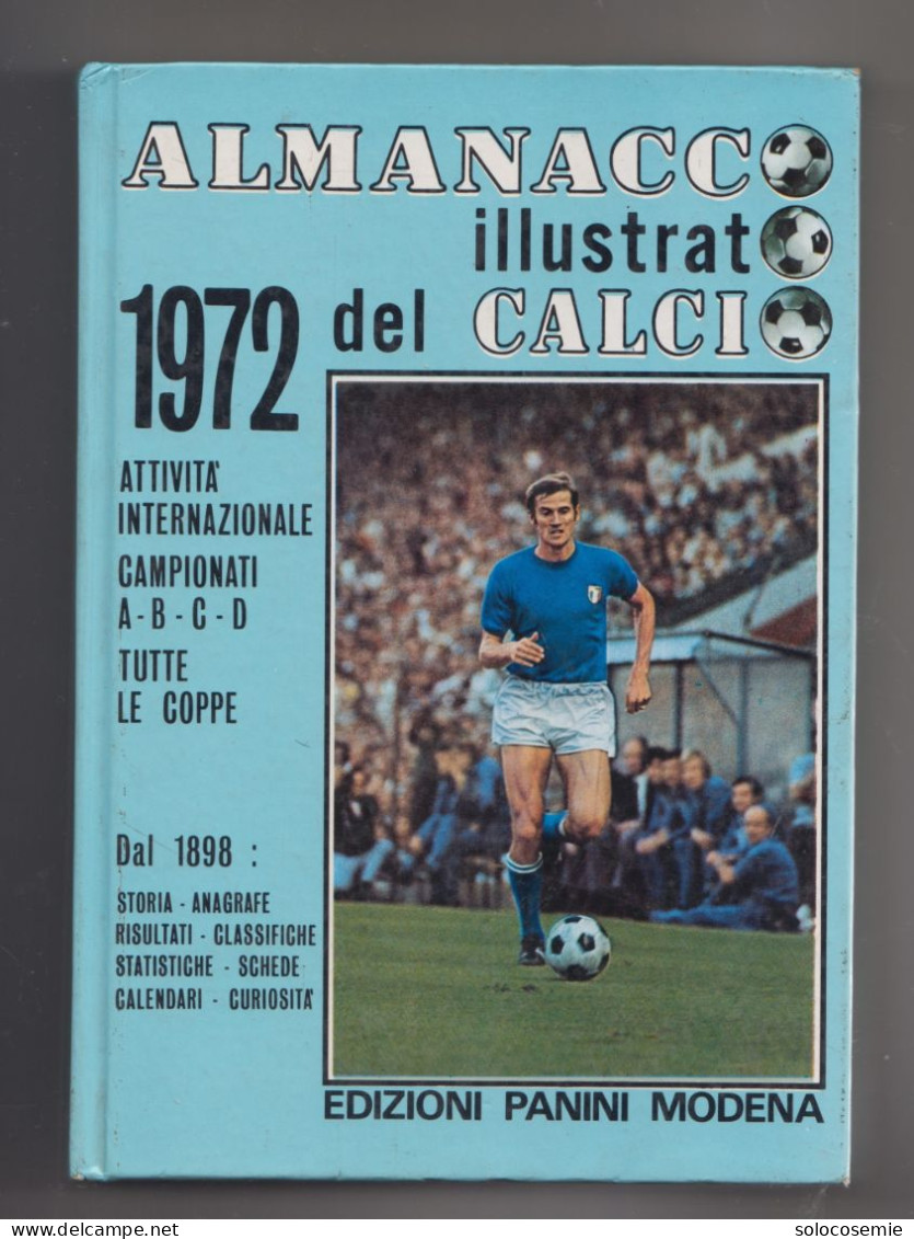 1972 ALMANACCO ILLUSTRATO DEL CALCIO # Edizioni Panini #  Soccer , Football,  كرة القدم  ,  足球 , футбол - Boeken