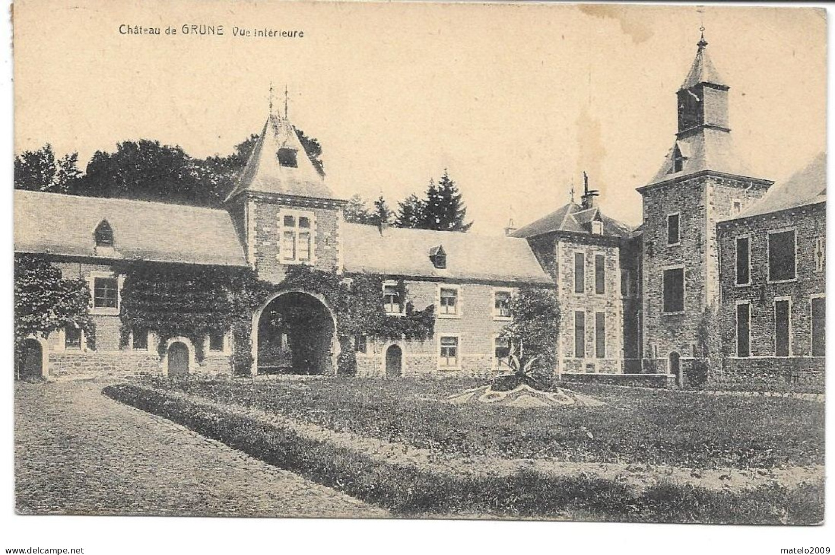 GRUNE (6952) Chateau Vue Intérieure - Nassogne