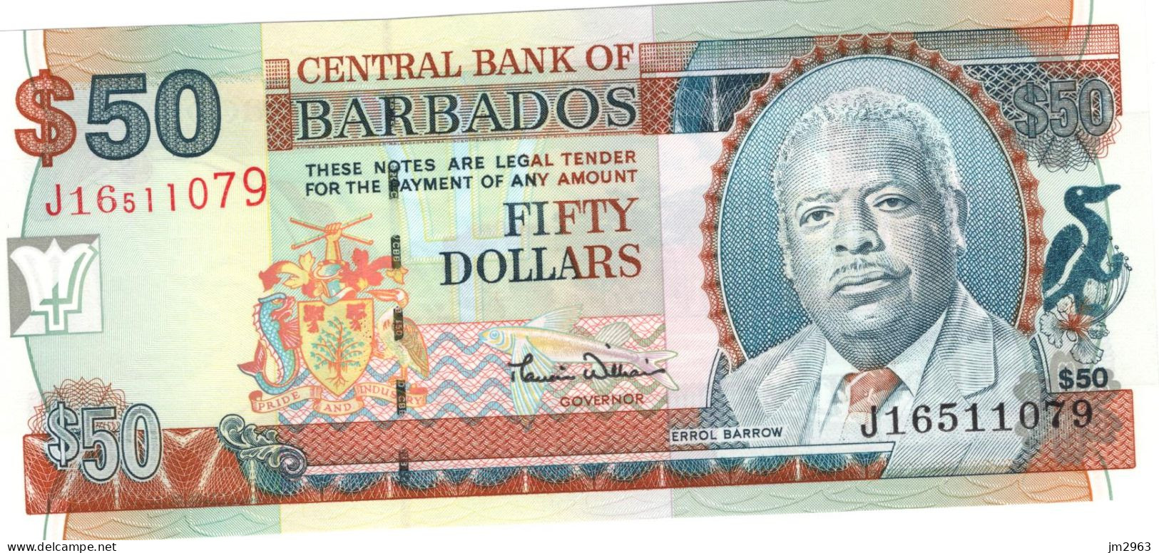 BARBADES 50 DOLLARS UNC 2000  J16511079 - Barbades