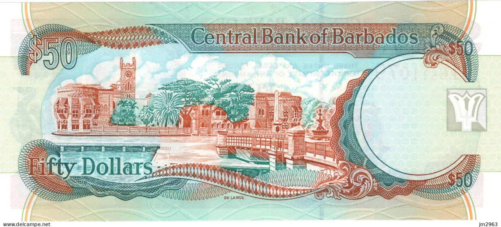 BARBADES 50 DOLLARS UNC 2000  J16511079 - Barbados (Barbuda)