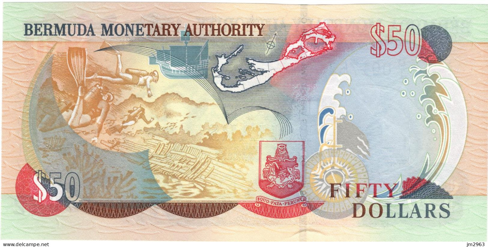 BERMUDES 50 DOLLARS 24.05.2000 UNC  DI 001762 - Bermude