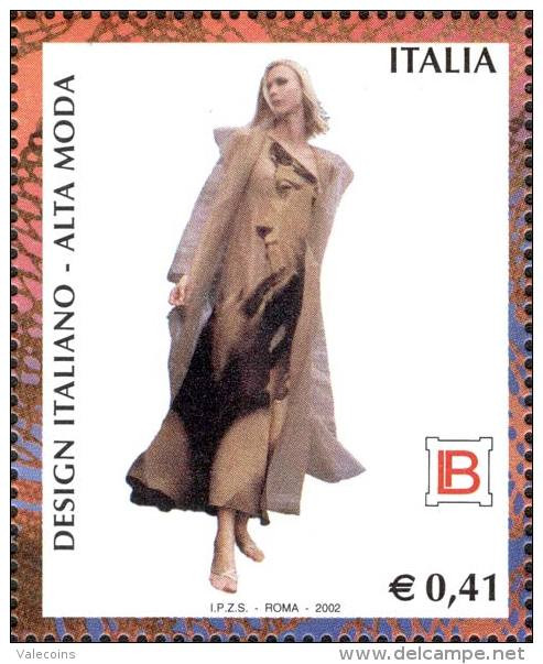 # ITALIA ITALY - 2002 - L.BIAGIOTTI - Moda Italiana Design - Stamp MNH - Usines & Industries