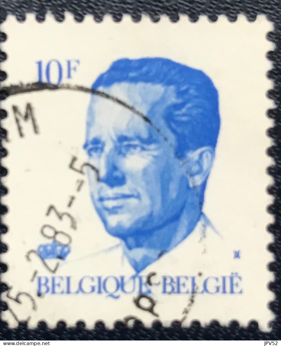 België - Belgique - C18/15 - 1982 - (°)used - Michel 2121 - Koning Boudewijn - 1981-1990 Velghe