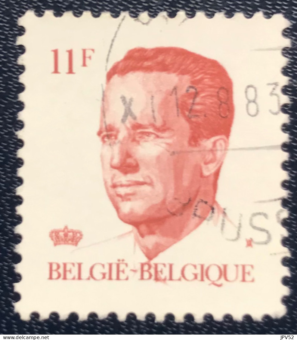 België - Belgique - C18/15 - 1983 - (°)used - Michel 2137 - Koning Boudewijn - 1981-1990 Velghe