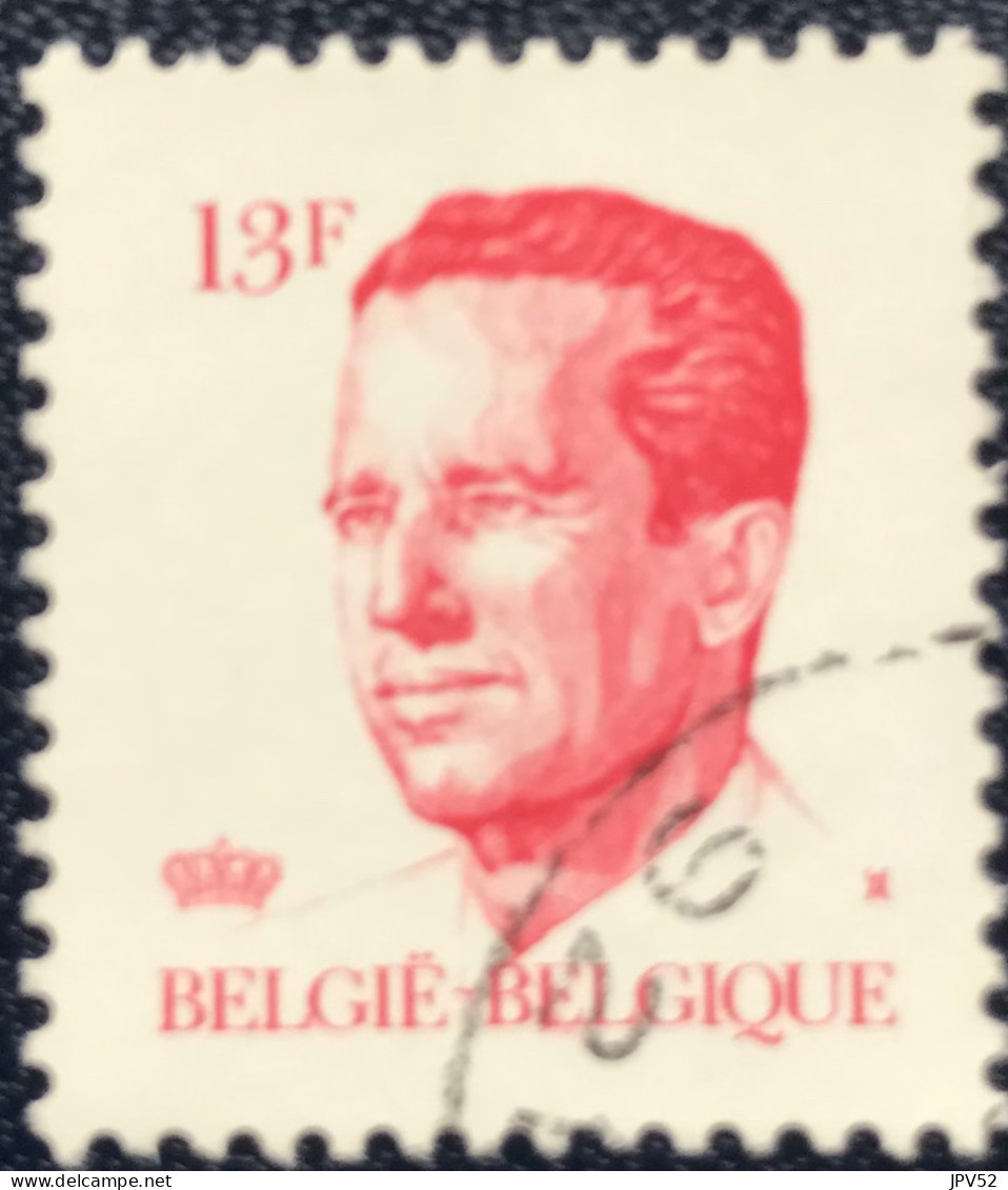 België - Belgique - C18/15 - 1986 - (°)used - Michel 2255 - Koning Boudewijn - 1981-1990 Velghe