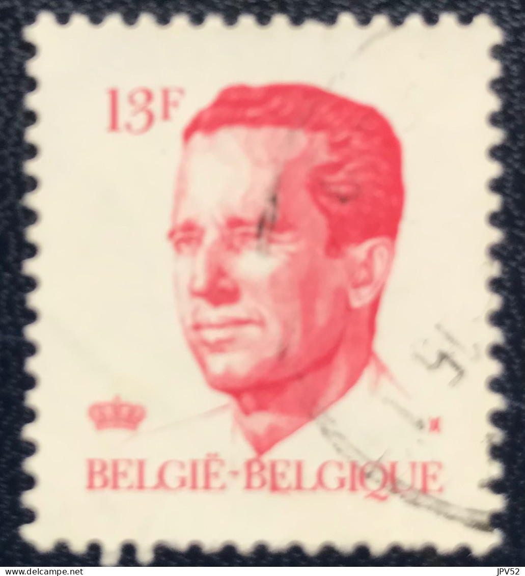 België - Belgique - C18/15 - 1986 - (°)used - Michel 2255 - Koning Boudewijn - 1981-1990 Velghe