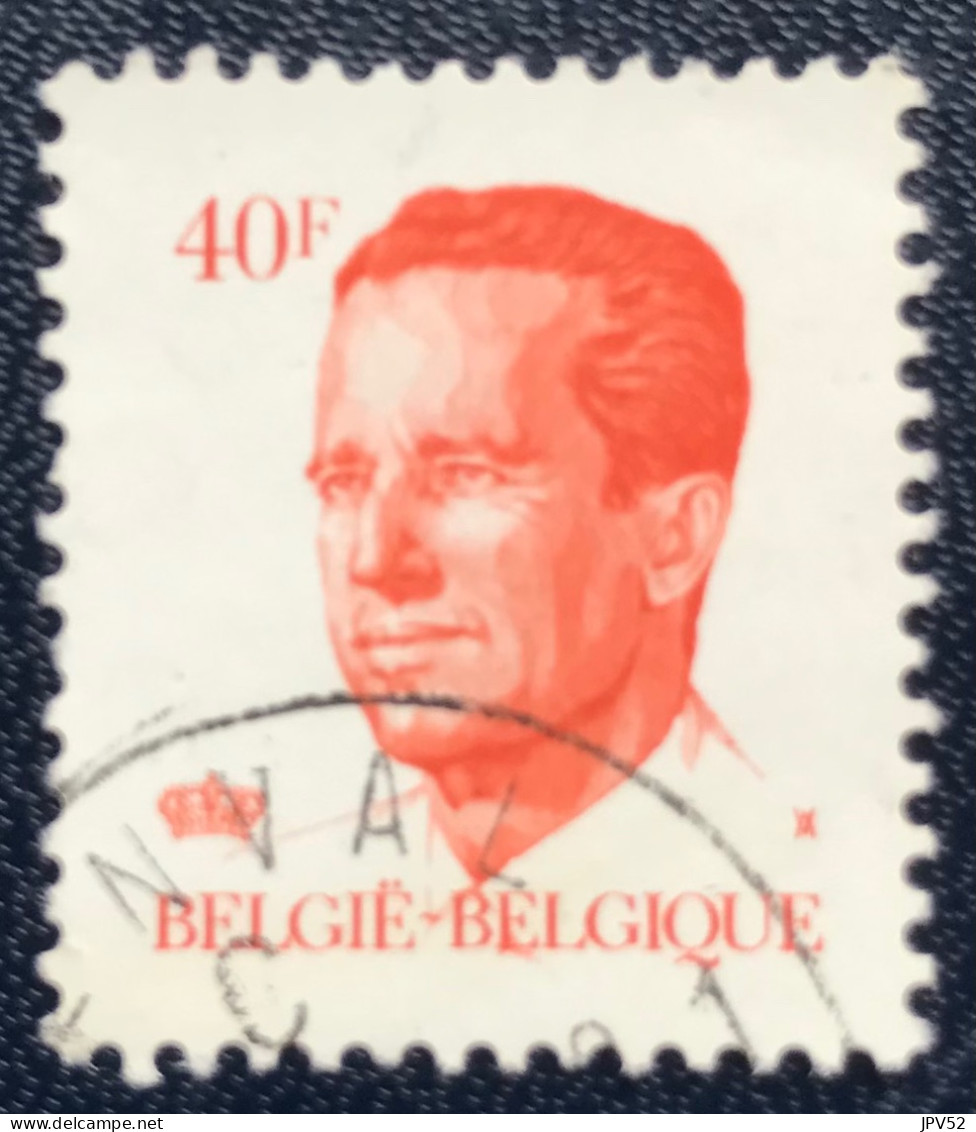 België - Belgique - C18/15 - 1984 - (°)used - Michel 2188 - Koning Boudewijn - 1981-1990 Velghe