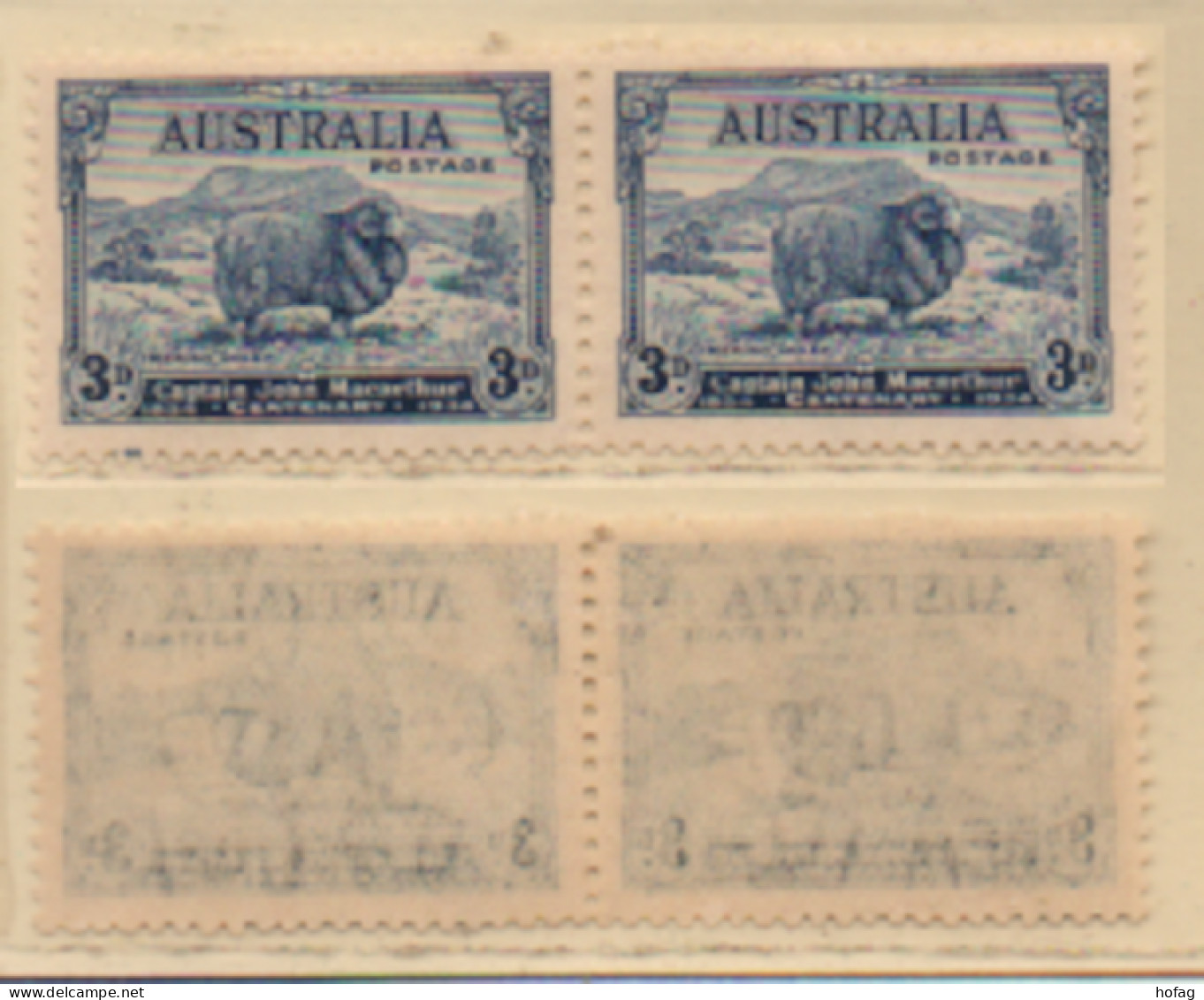 Australien 1934 MiNr.: 124 Postfrisch Paar; Australia MNH Pair Scott: 148 YT: 98 Sg: 151 - Nuevos