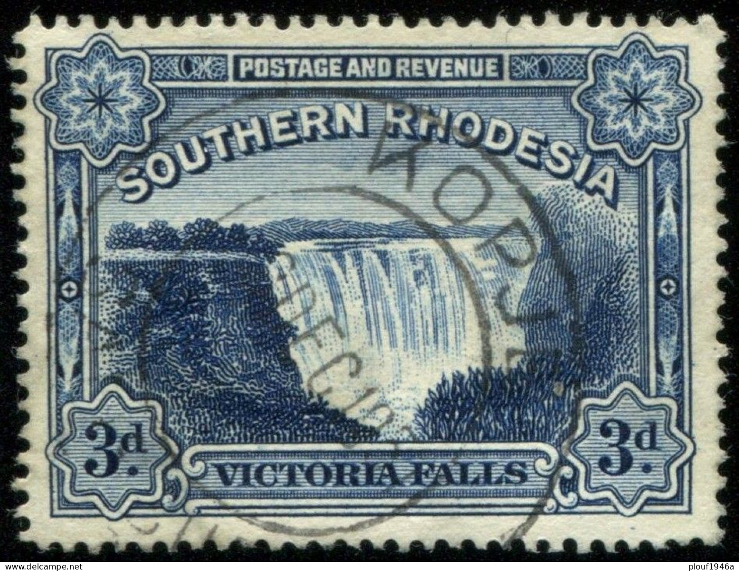 Pays : 405 (Rhodésie Du Sud : Colonie Britannique)  Yvert Et Tellier N° :     53 (o) - Southern Rhodesia (...-1964)