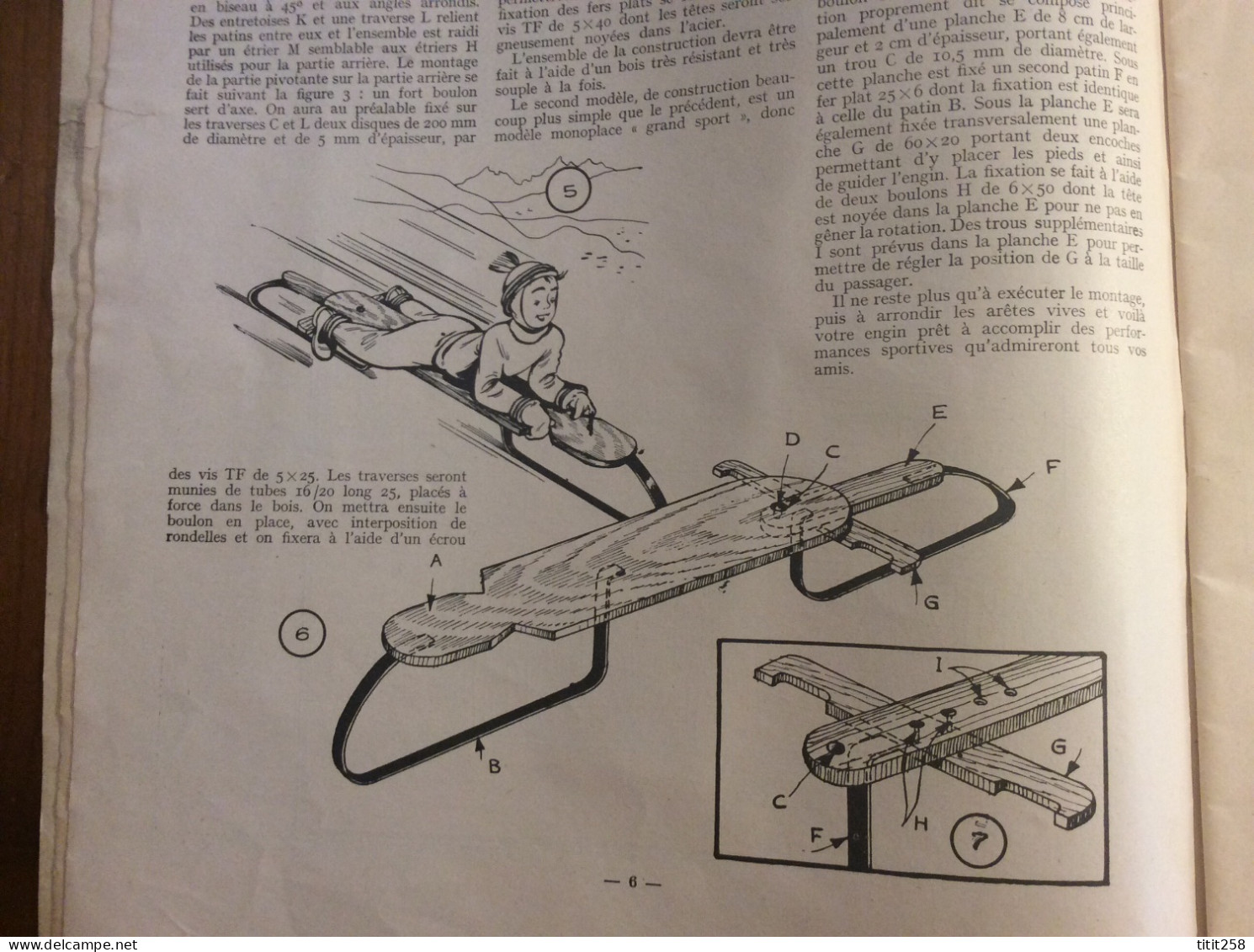 Systéme D Spécial Jeux / Jouets / Maquettes / Scooter Voilier Billard Grue Jeep Etc . 1958 - Modélisme