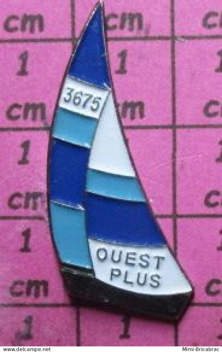 912A Pin's Pins / Beau Et Rare / SPORTS / VOILE VOILIER COURSE REGATE BATEAU 36 15 OUEST PLUS - Segeln