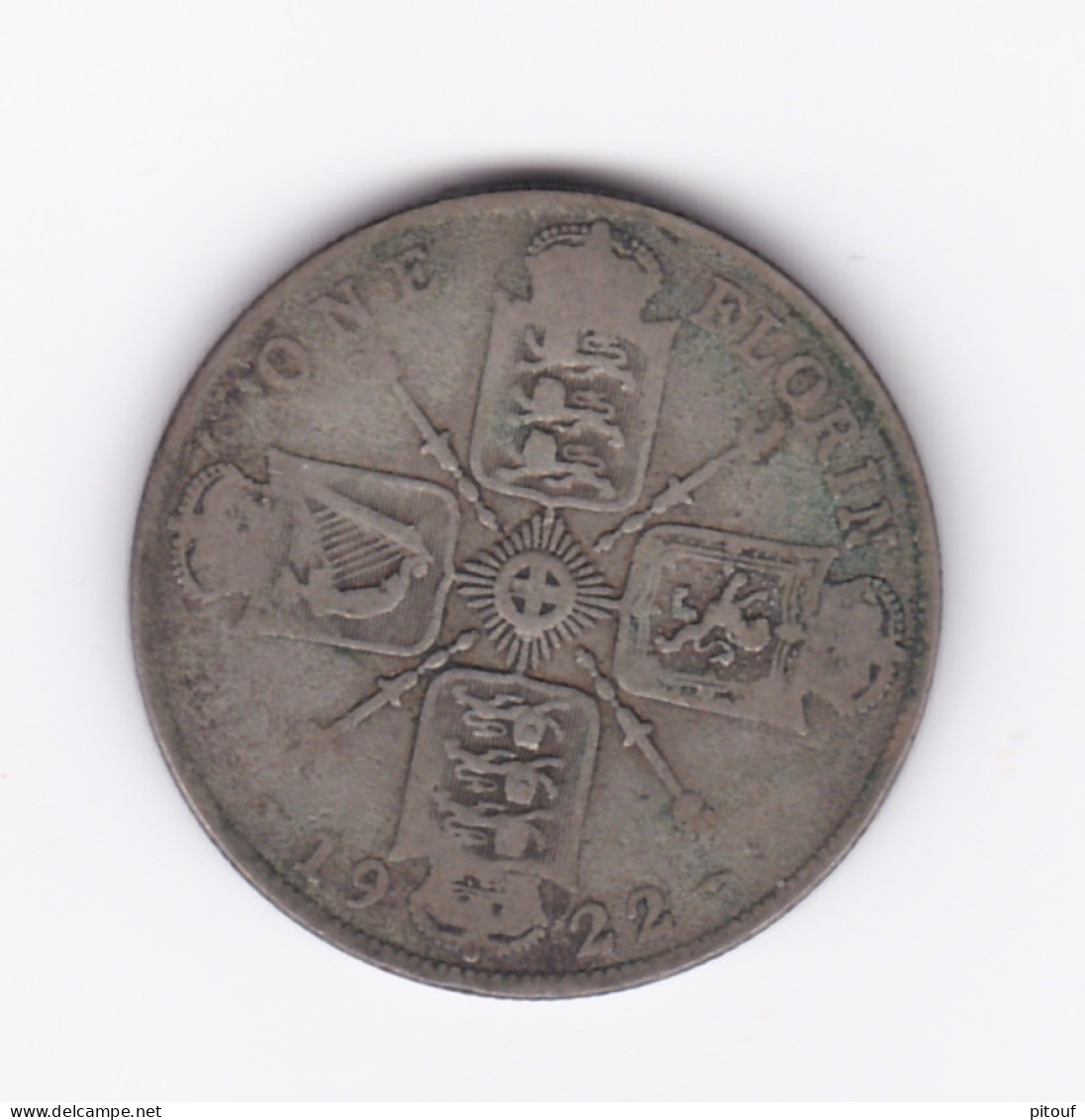 1 Florin Grande Bretagne 1922 TB+ - Other & Unclassified