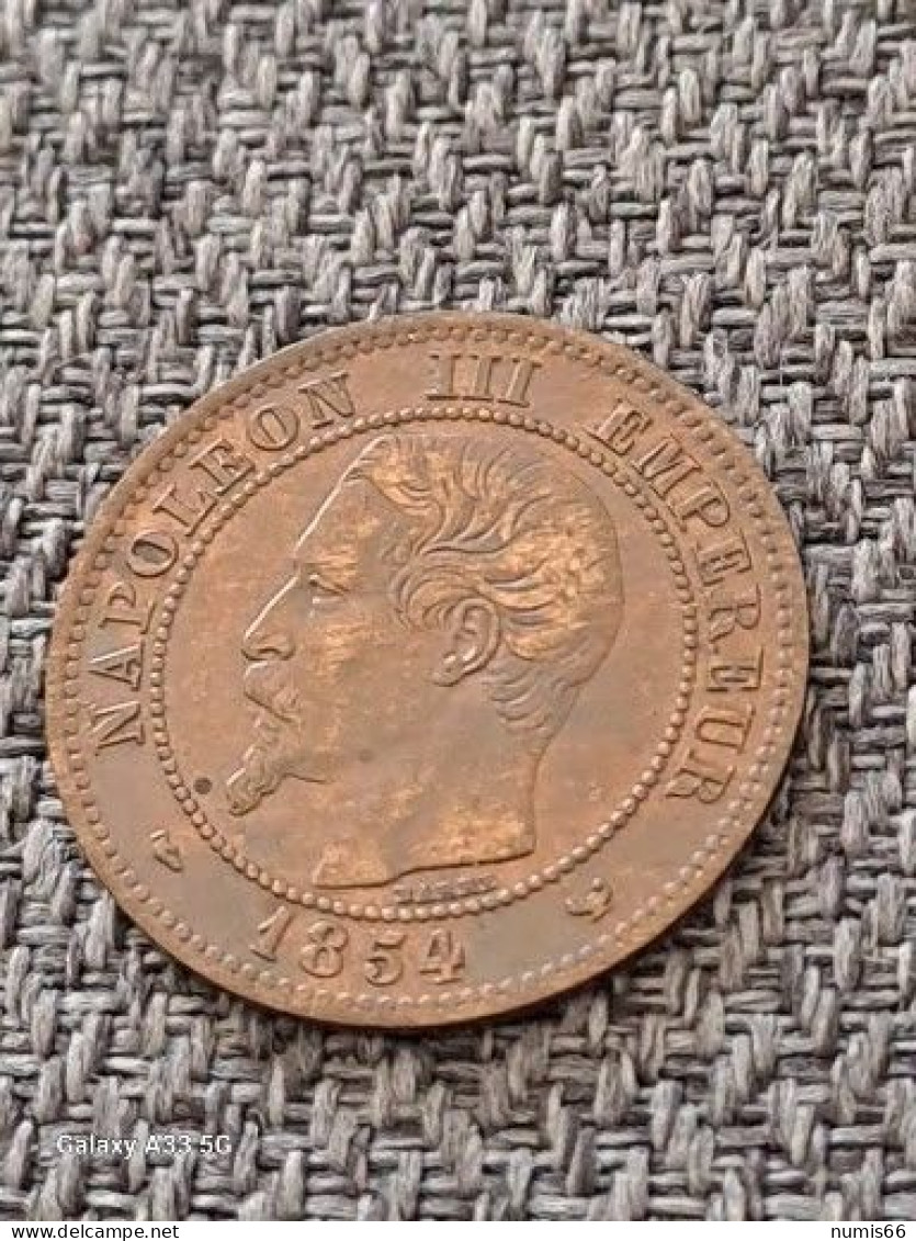 2 CT NAPOLEON 1854 B - 2 Centimes