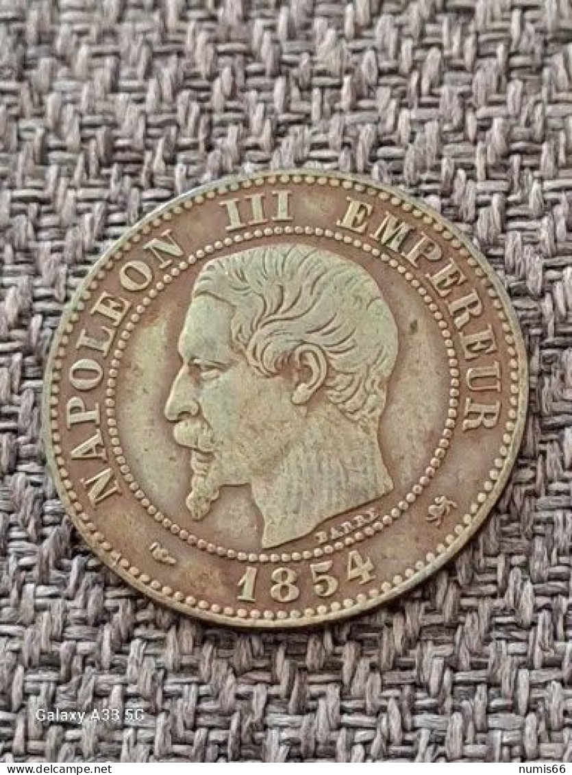 2 CT NAPOLEON 1854  D - 2 Centimes