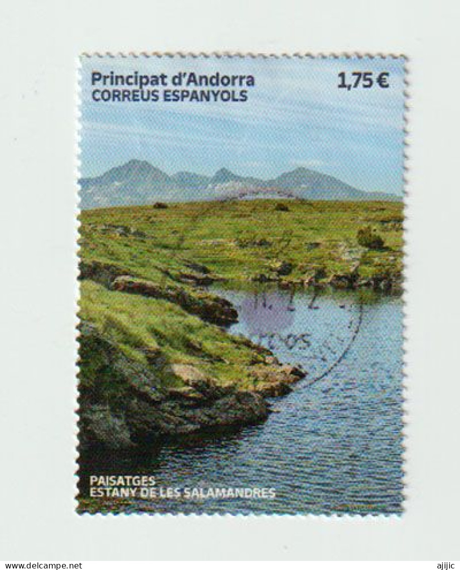 2022 Estany De Les Salamandres (Ransol - Canillo) Estanque De Las Salamandras. Sello Cancelado, 1ª Calidad - Used Stamps