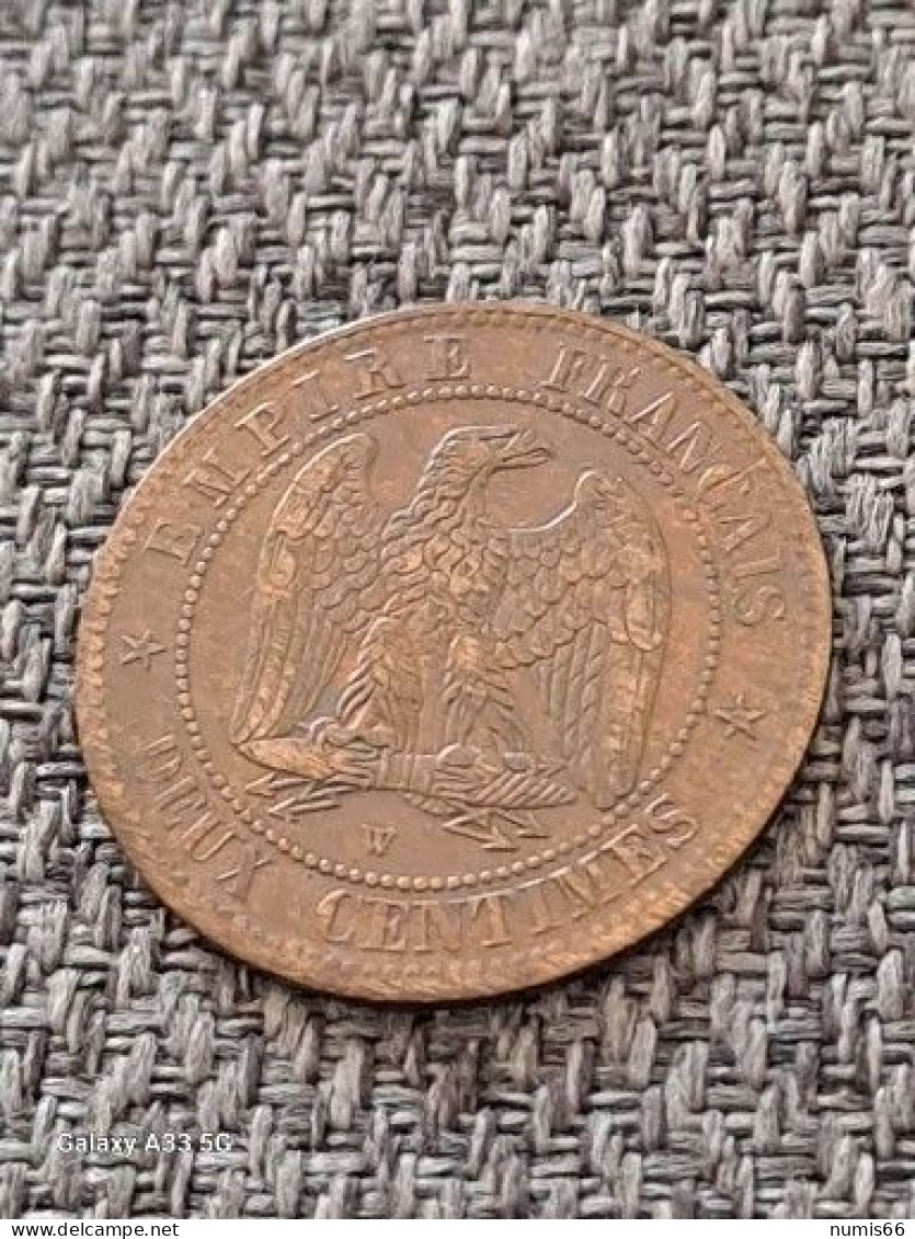 2 CT NAPOLEON 1854  W - 2 Centimes