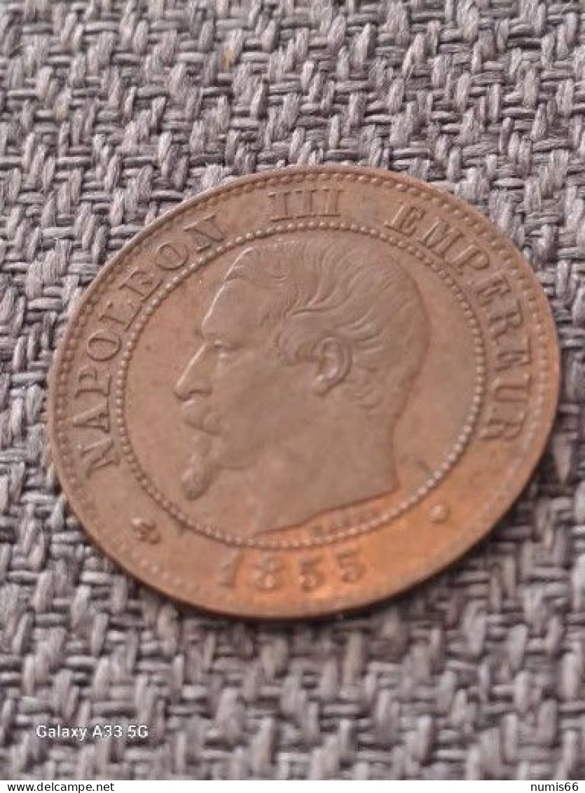 2 CT NAPOLEON 1855 MA - 2 Centimes