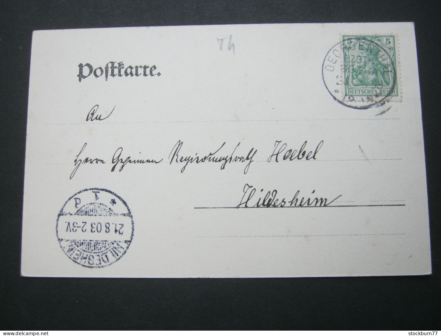 Georgenthal , Pension Hoebel ,   Schöne Ansichtskarte Um 1903 - Georgenthal