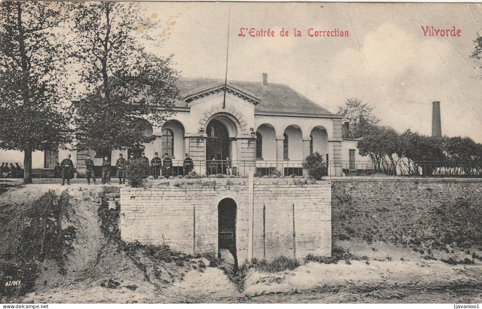 Vilvoorde, Vilvorde, L'Entrée De La Correction, Plooitje Rechts Boven, , 2 Scans - Vilvoorde