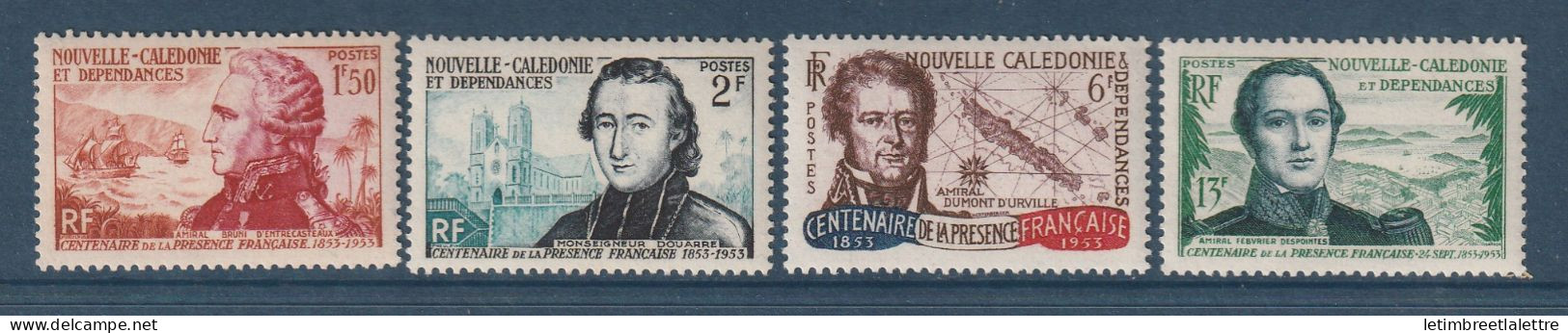 Nouvelle Calédonie - YT N° 280 à 283 ** - Neuf Sans Charnière - 1937 - Unused Stamps