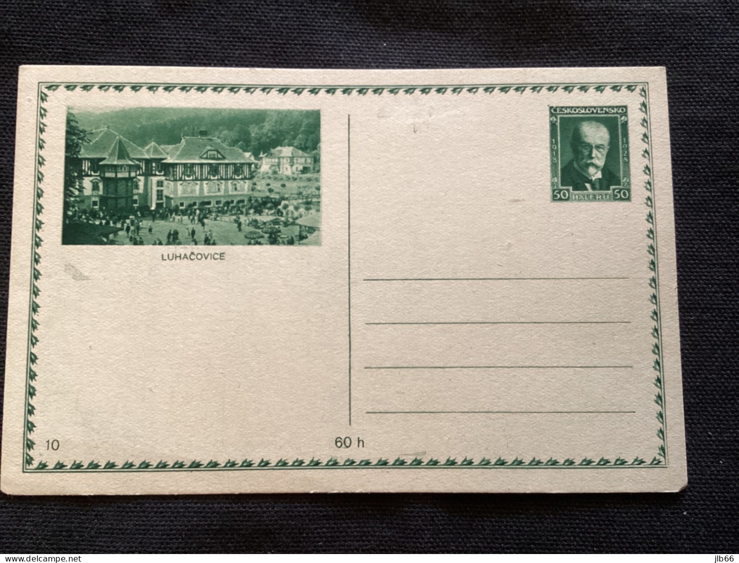 1928 CDV 39/10 Neuf Luhacovice - Postkaarten