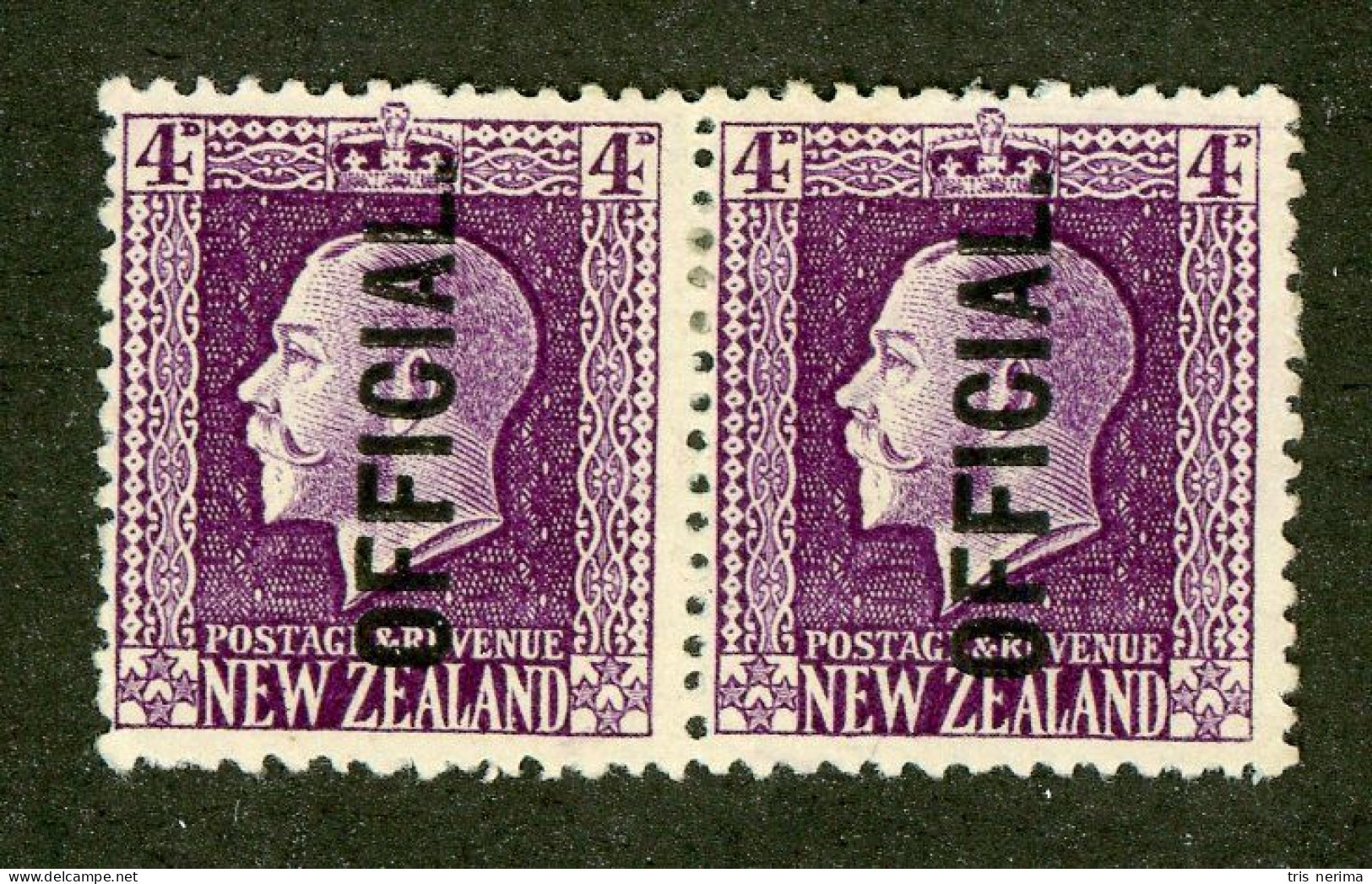 414 New Zealand 1925 Scott #O52 Mvlh* (Lower Bids 20% Off) - Service