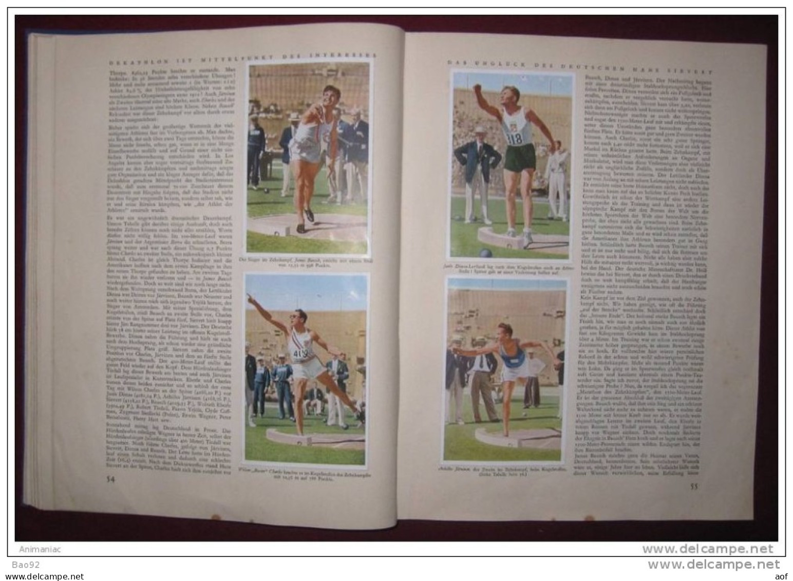 Livre Allemand D'images Jeux Olypiques Olympic Games San Francisco 1932 USA - Bücher