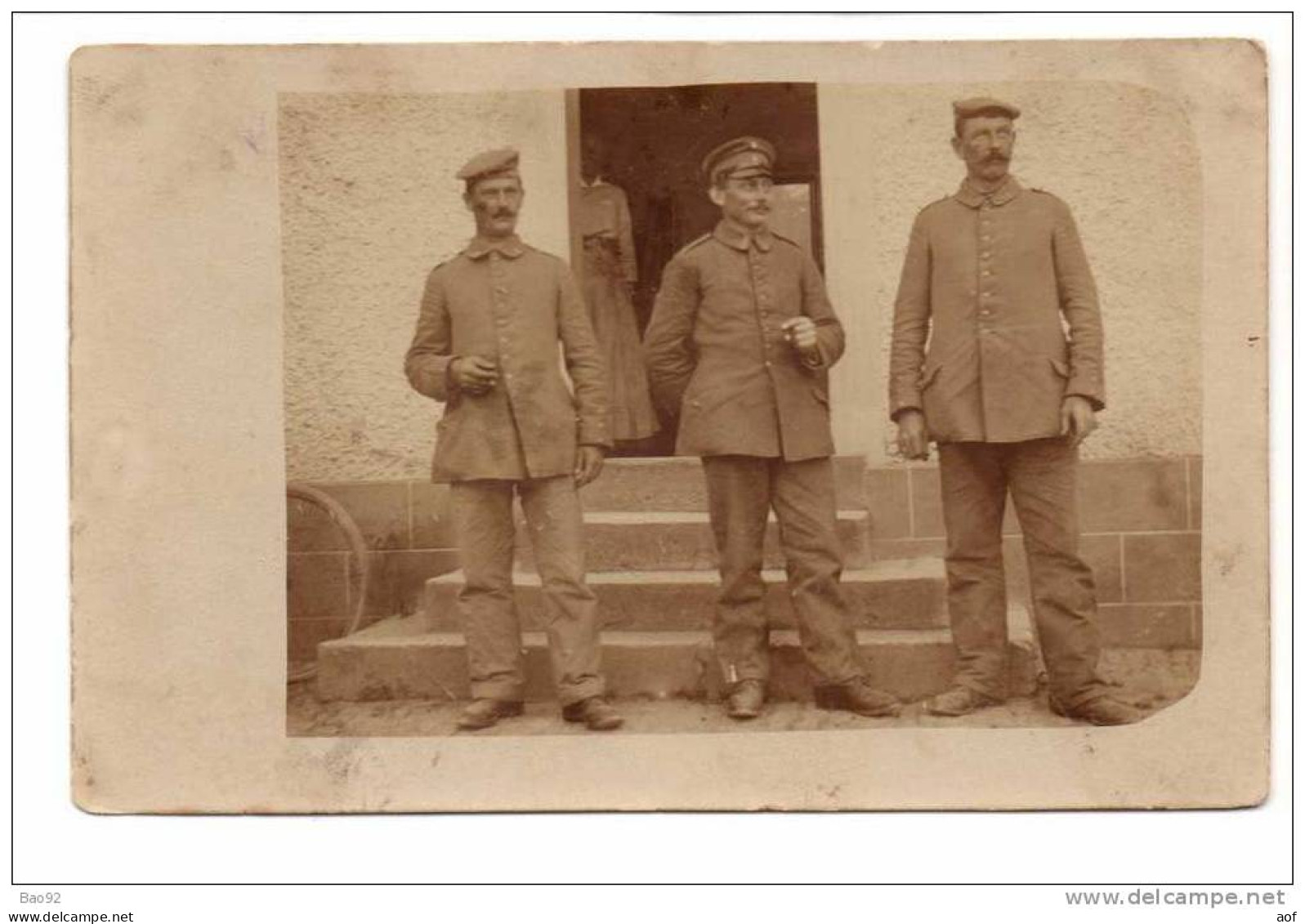 68-512 SOLDATS Carte Photo Cachet Saint-Louis - Saint Louis