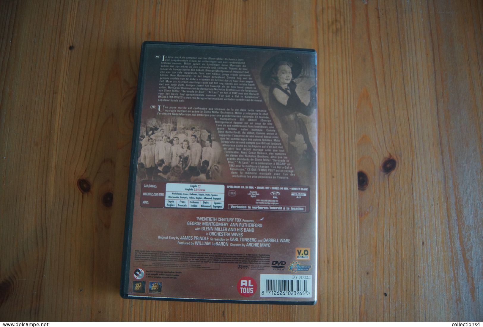 ORCHESTRA WIVES DVD DU FILM DE 1942 GLENN MILLER GEORGE MONTGOMERY ANN RUTHFORD BO TRES JAZZ - DVD Musicali