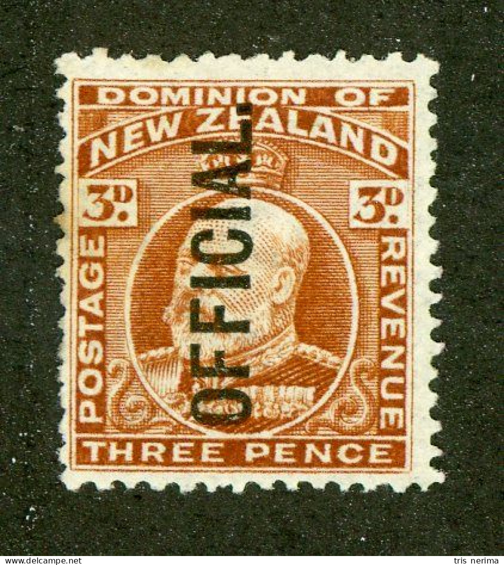 415 New Zealand 1910 Scott #O35 Mvlh* (Lower Bids 20% Off) - Service